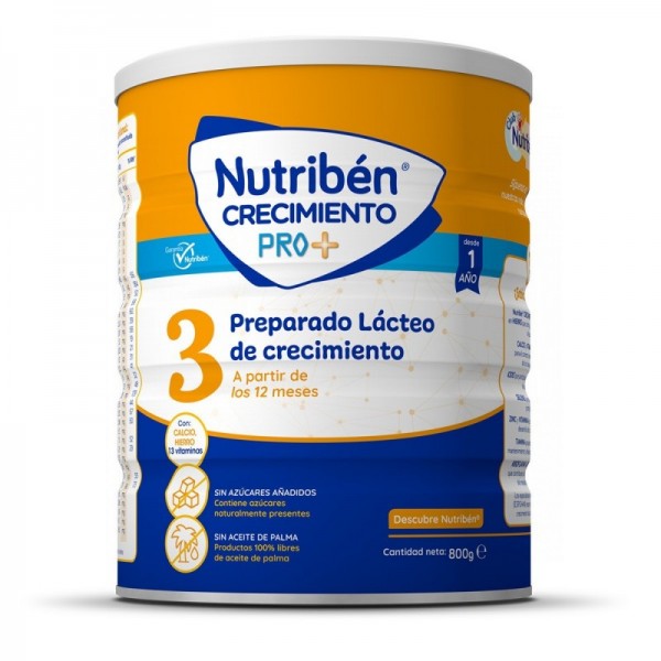 Nutribén 3 Leche de Crecimiento 800 gr