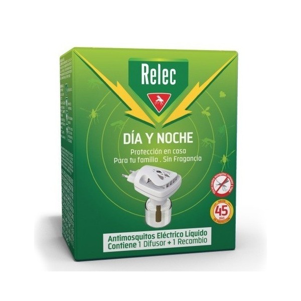 Relec Día y Noche Difusor Antimosquitos + Recambio