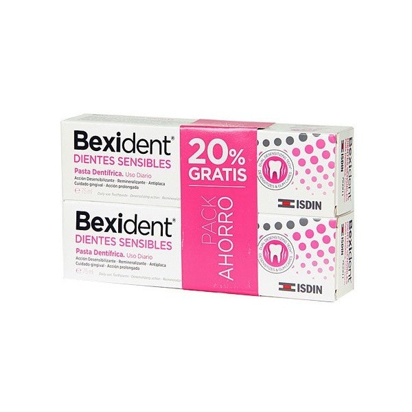 Isdin Bexident Dientes Sensibles Pasta Dentífrica 2 x 75ml