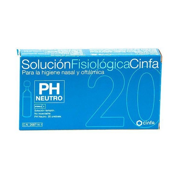 Cinfa Solución Fisiológica 20uds