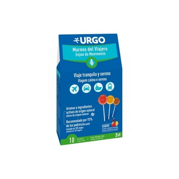 Urgo Mareos del Viajero 10 Piruletas