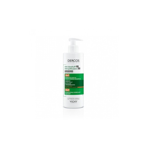 Vitchy Dercos Champu Anticaspa 2 En 1  1 Envase 390 ml