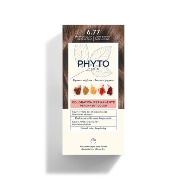 Phyto - Phytocolor 6.77 Marrón Claro Capuchino