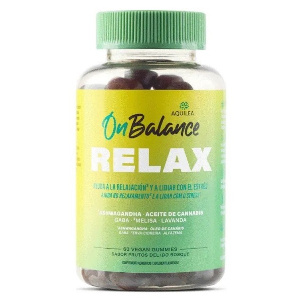 Aquilea Onbalance Relax  60 Gominolas Sabor Frutos Del Bosque