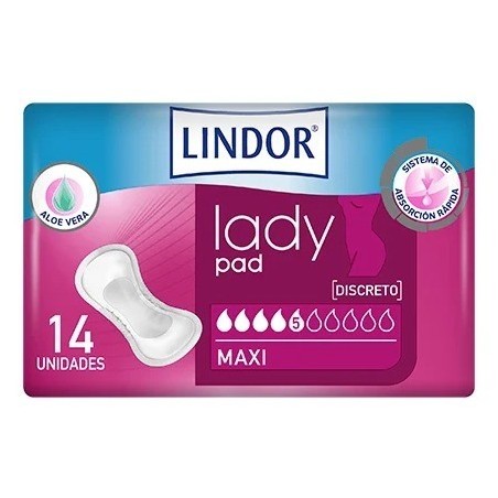 Lindor / Molicare Lady Pad Maxi 5 gotas 14 ud