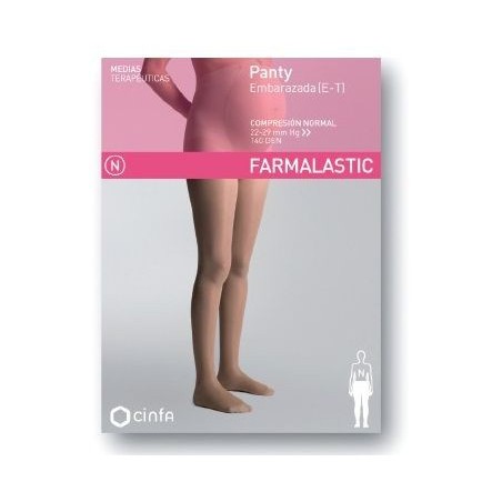 Farmalastic Panty Embarazada Comp Normal T-g Beige