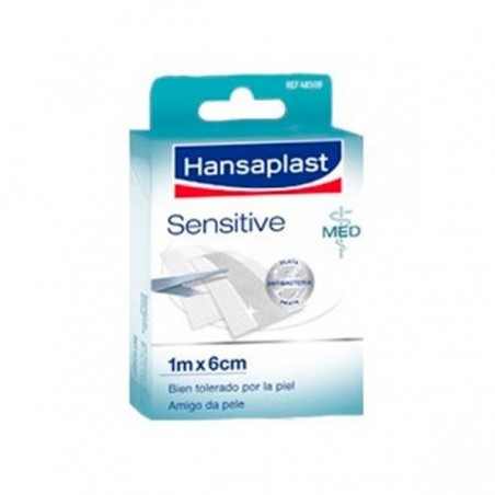 Hansaplast Med Sensitive Apósito Adhesivo 1mx6cm 1ud