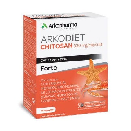 Arkodiet Chitosán Forte Med 45 Cápsulas