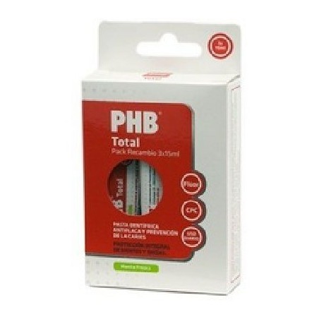 Phb Pack Recambio Pasta Dental Viaje 3udsx15ml