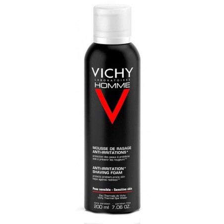 Vichy Homme Espuma Afeitar Piel Sensible 200ml