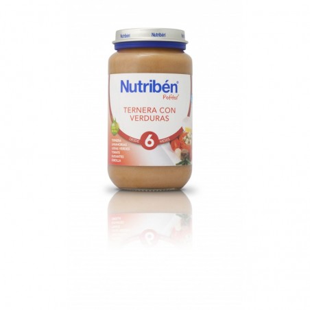 Nutribén Potito Ternera con Verduras 250gr