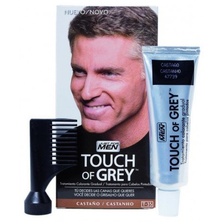 Justformen Touch Of Grey Castaño Claro Medio 40g