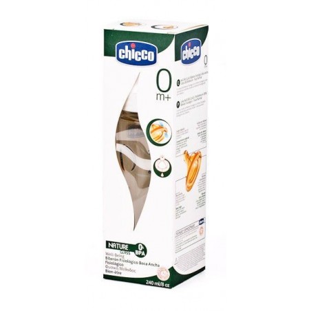 Biberon Chicco Ba Fis Nat Glass 240