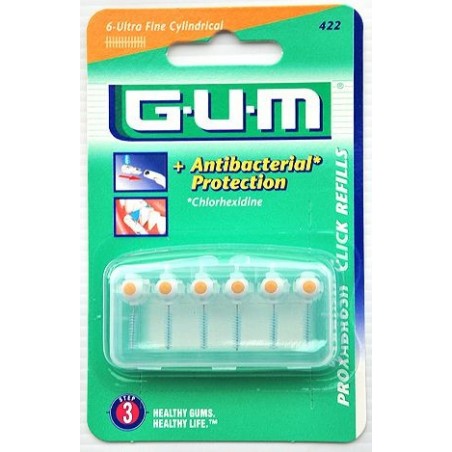 Gum Recambio Cepillo Interdental Proxabrush Click 6uds