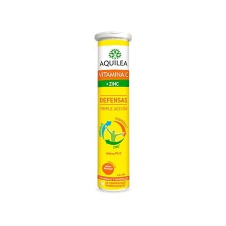 Aquilea Vitamina C + Zinc Efervescente 14 Comp Efervescentes