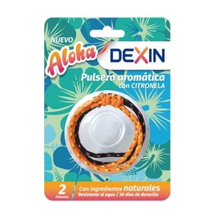 Dexin Pulsera Aloha 2 Unidades Con Citronela