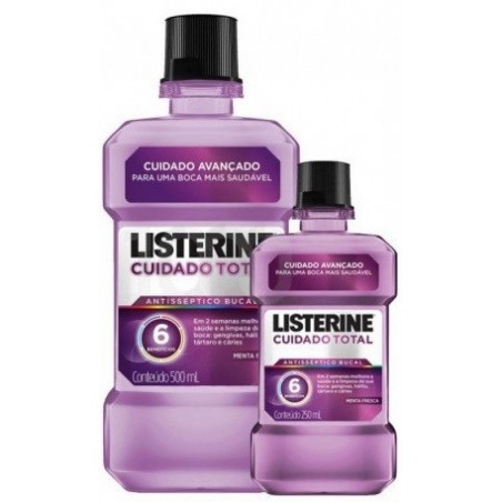 Listerine Cuidado Total 500 + 250ml