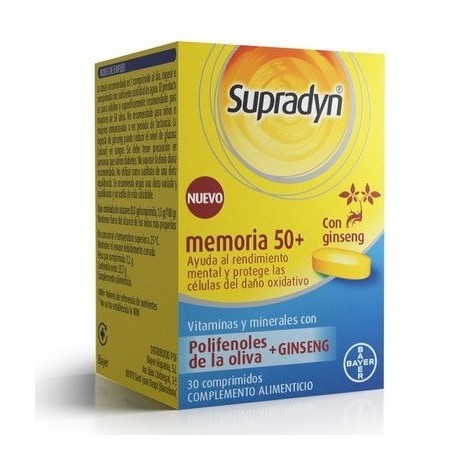 Supradyn Memoria 50+ 30 Comprimidos