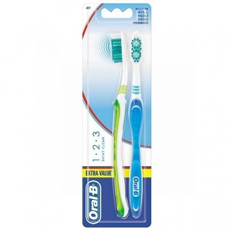 Oral-B Cepillo Dental Adulto Advantage 1 2 3 Medio 2uds