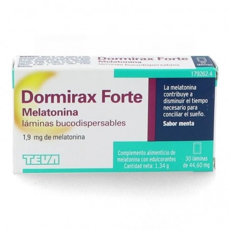 Dormirax Forte Melatonina 30 Láminas