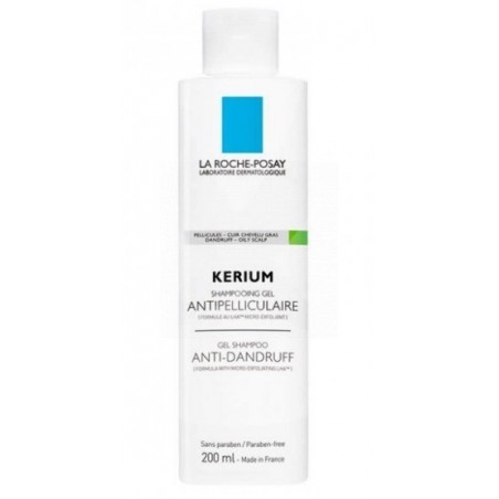 La Roche Posay Kerium Champú Gel Caspa Grasa 200 ml