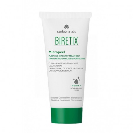 Biretix Micropeel Tratamiento Exfoliante y Purificante 50ml