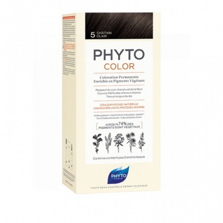 Phyto Phytocolor 5 Castaño Claro Coloración Permanente