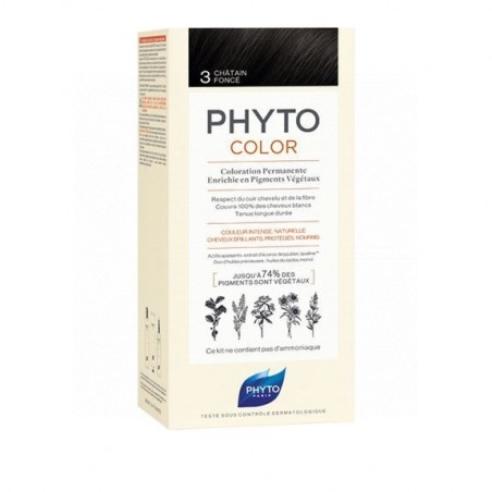 Phyto Phytocolor 3 Castaño Oscuro Coloración Permanente