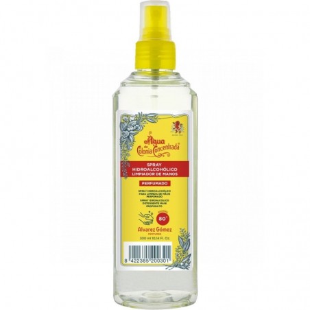 Álvarez Gómez Agua de Colonia Concentrada Spray Hidroalcohólico Perfumado 300ml