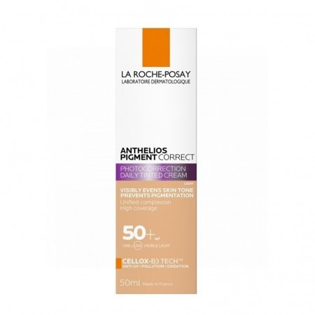 La Roche Posay Anthelios Pigment Correct SPF-50+ Tono Claro 50ml