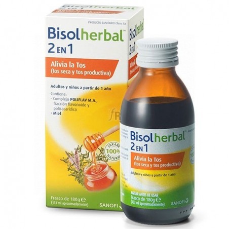 Bisolherbal 2 en 1 Malvadisco, Tomillo y Llanten 120ml