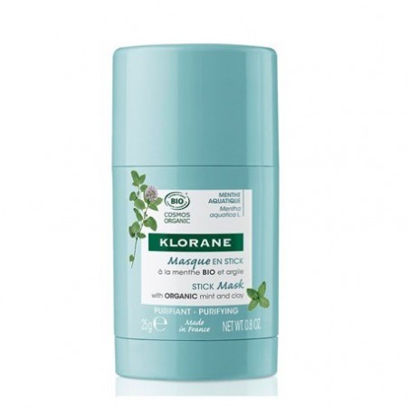 Klorane Mascarilla en Stick Menta BIO y Arcilla 25gr