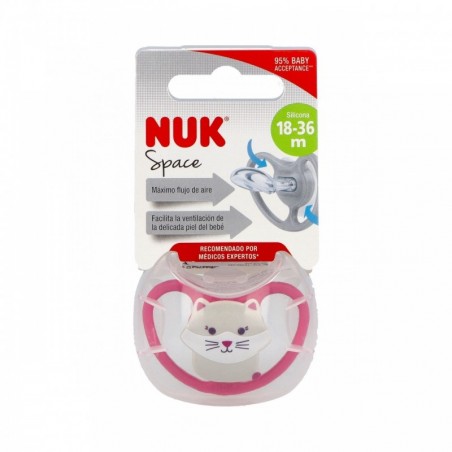 Nuk Chupete Silicona Space 18-36M 1ud