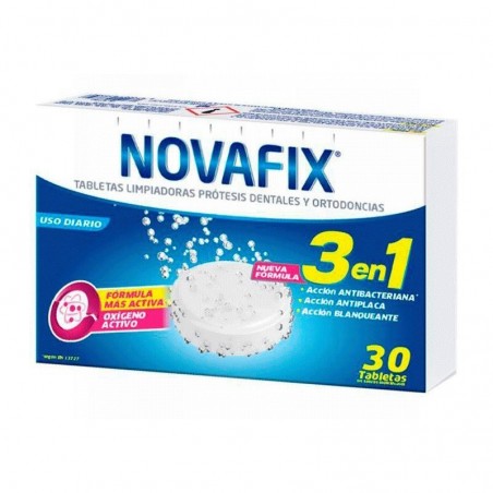 Novafix Tabletas Limpiadoras 3 en 1 30uds