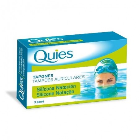 Quies Tapones Oídos Natión Silicona 6uds