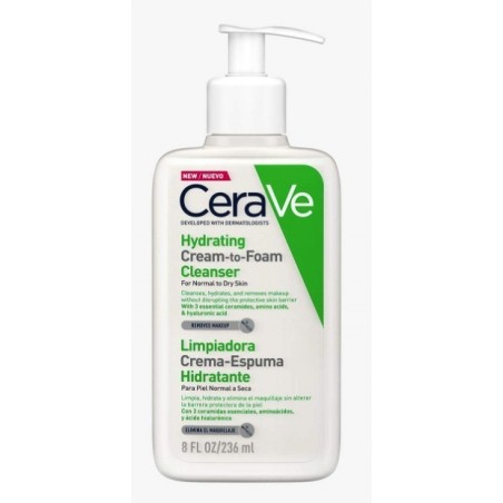 Cerave Limpiadora Crema-Espuma Hidratante 236 ml