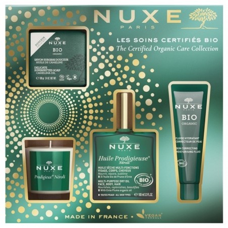 Nuxe Cofre Huile Bio Necoli + Vela + Jabón + Hidratante