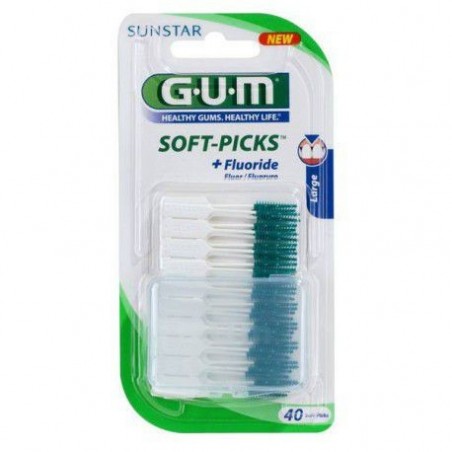 Gum Large Soft Picks 40 Uds