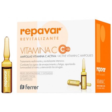 Repavar Revitalizante Vitamina C Activa 20 Ampollas