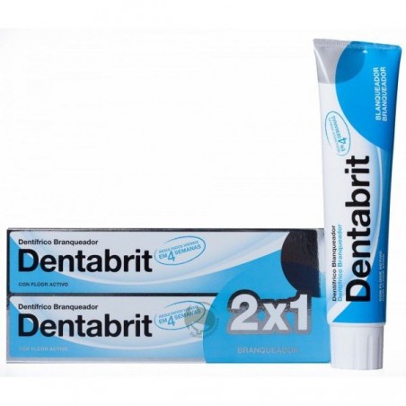 Dentabrit Dentífrico Blanqueador 125 Ml 2x1