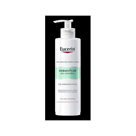 Eucerin Dermopure Oil Control Gel Limpiador Facial 200 ml