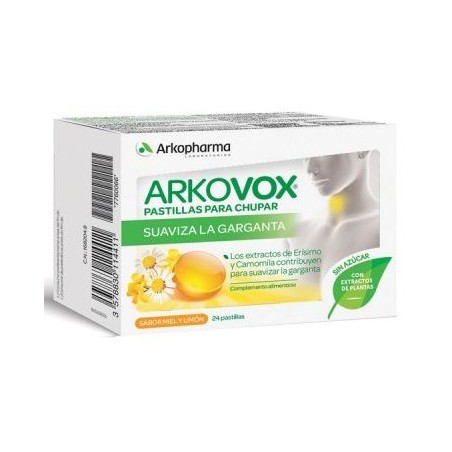 Arkopharma Arkovox Miel y Limón 24 Pastillas