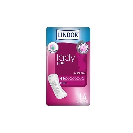 Lindor Lady Pad Mini 2 gotas 14 ud