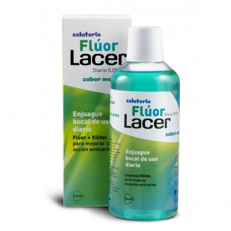 Lacer Colutorio Flúor Diario 0,05% Sabor Menta 500ml