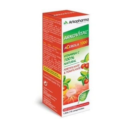 Arkopharma Arkovital Acerola 1000 15 Comprimidos