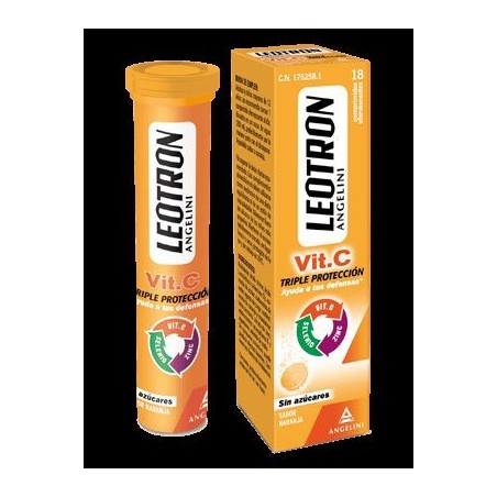 Leotron Vitamina C 18 Comprimidos Efervescentes