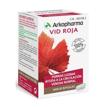 Arkopharma Vid Roja 84 Cápsulas