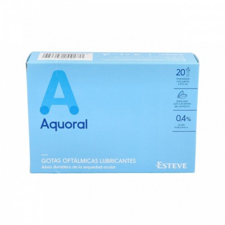 Aquoral Lubricante Ocular 20uds