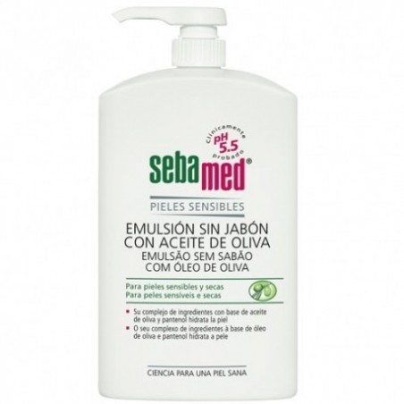 Sebamed Emulsión sin Jabón con Aceite de Oliva 200 Ml