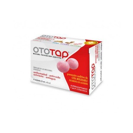 Ototap Tapones Oídos Cera 6uds